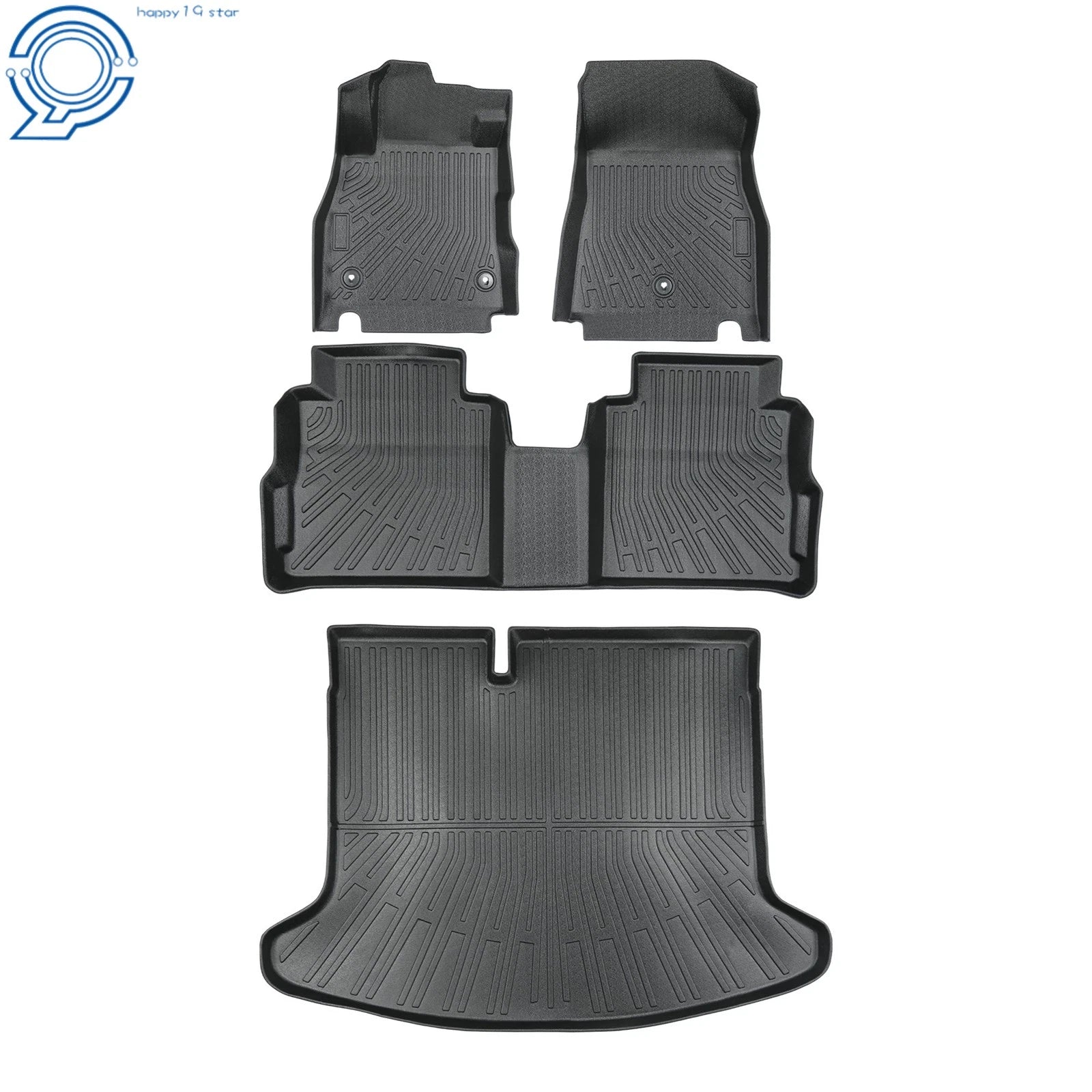 3D TPE Floor Mats & Trunk Cargo Liner for Nissan Kicks (2018–2024)