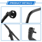 Engine Coolant Hose for Mercedes-Benz Metris 2.0L (2016–2023) No.A4475010125 Black