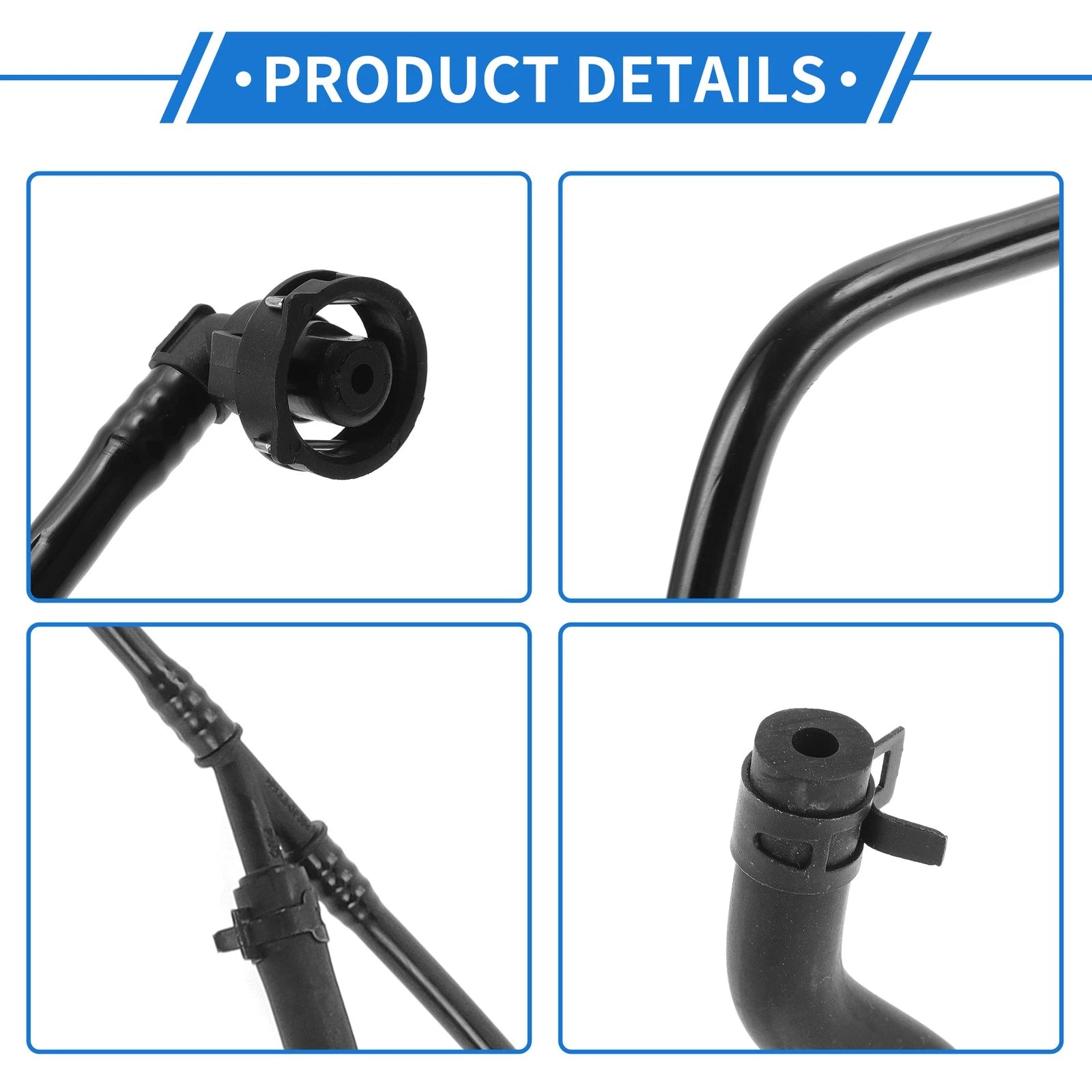 Engine Coolant Hose for Mercedes-Benz Metris 2.0L (2016–2023) No.A4475010125 Black