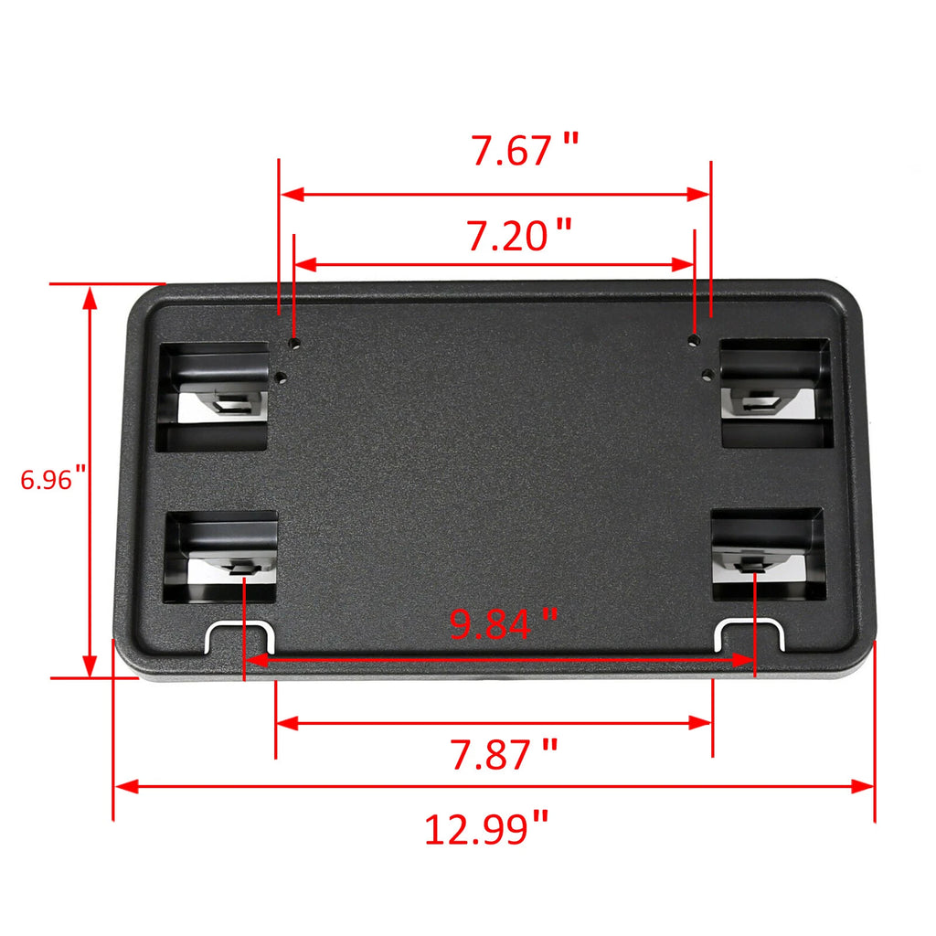 Front Bumper License Plate Holder for Ford F150 (2015–2017)