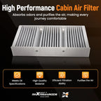 3Pcs Carbon Air Filter for Mercedes GL350 GL450 GL550 (2013-2016)