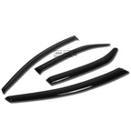 2X Window Visor Rain Guard for Kia Forte/K3 (2010–2012) Smoke Tint