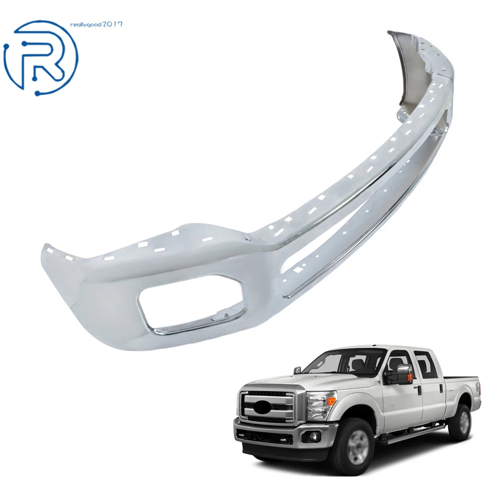 Chrome Front Lower Bumper Face Bar for Ford F-250 F-350 (2011–2016)