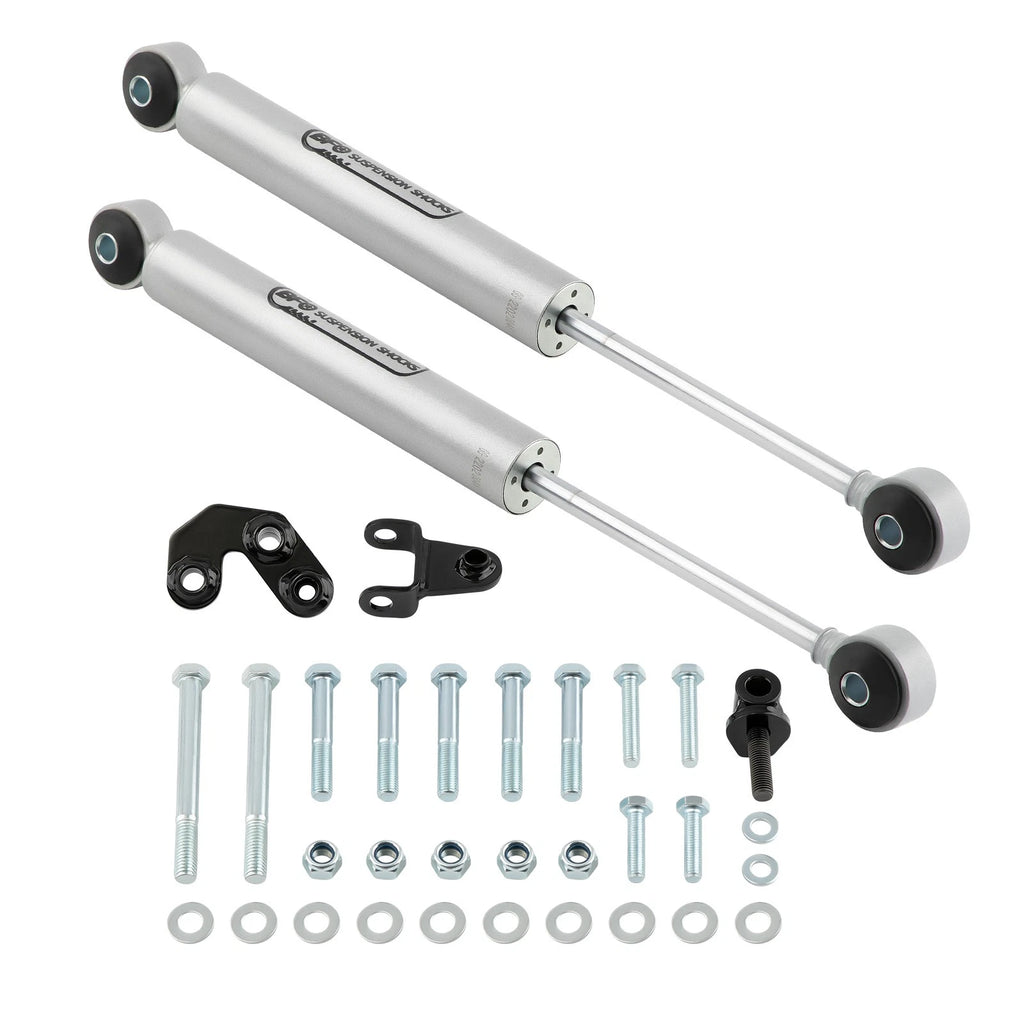 Front Dual Steering Stabilizer for Jeep Wrangler TJ/LJ (1997–2006)