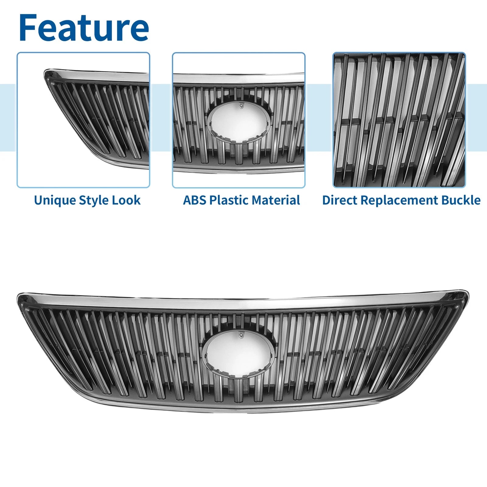 Front Upper Hood Bumper Grille for Lexus RX 330 (2004–2006)