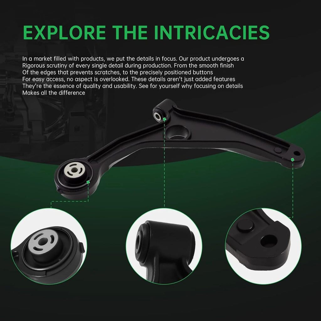 12x Front Suspension Lower Control Arm w/ Ball Joint for Dodge Journey (2009–2020)