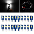 Set of 20 White T5 Bulbs for Dashboard Instrument Lights
