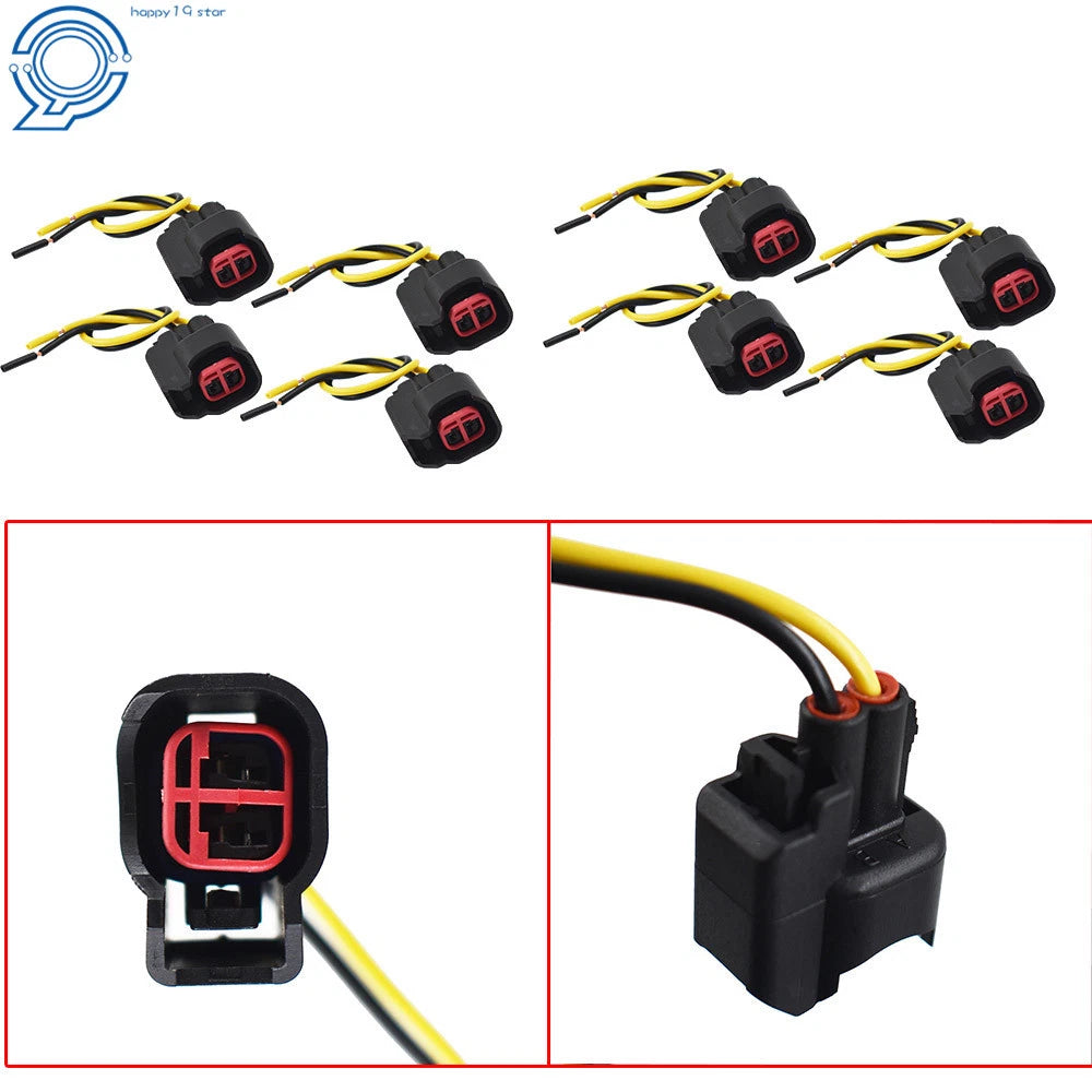 Set of 8 Fuel Injector Connector Pigtails for Dodge LS2 LS3 Ford EV6 EV14