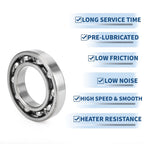 Deep Groove Ball Bearing 80x140x26mm for Scooter Skateboard (1 Pc)