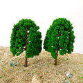 10Pc Model Tree Set for Garden Train Railroad Scenery