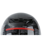 Carbon Fiber Black DOT Flip Up Full Face Motorcycle Helmet S M L XL