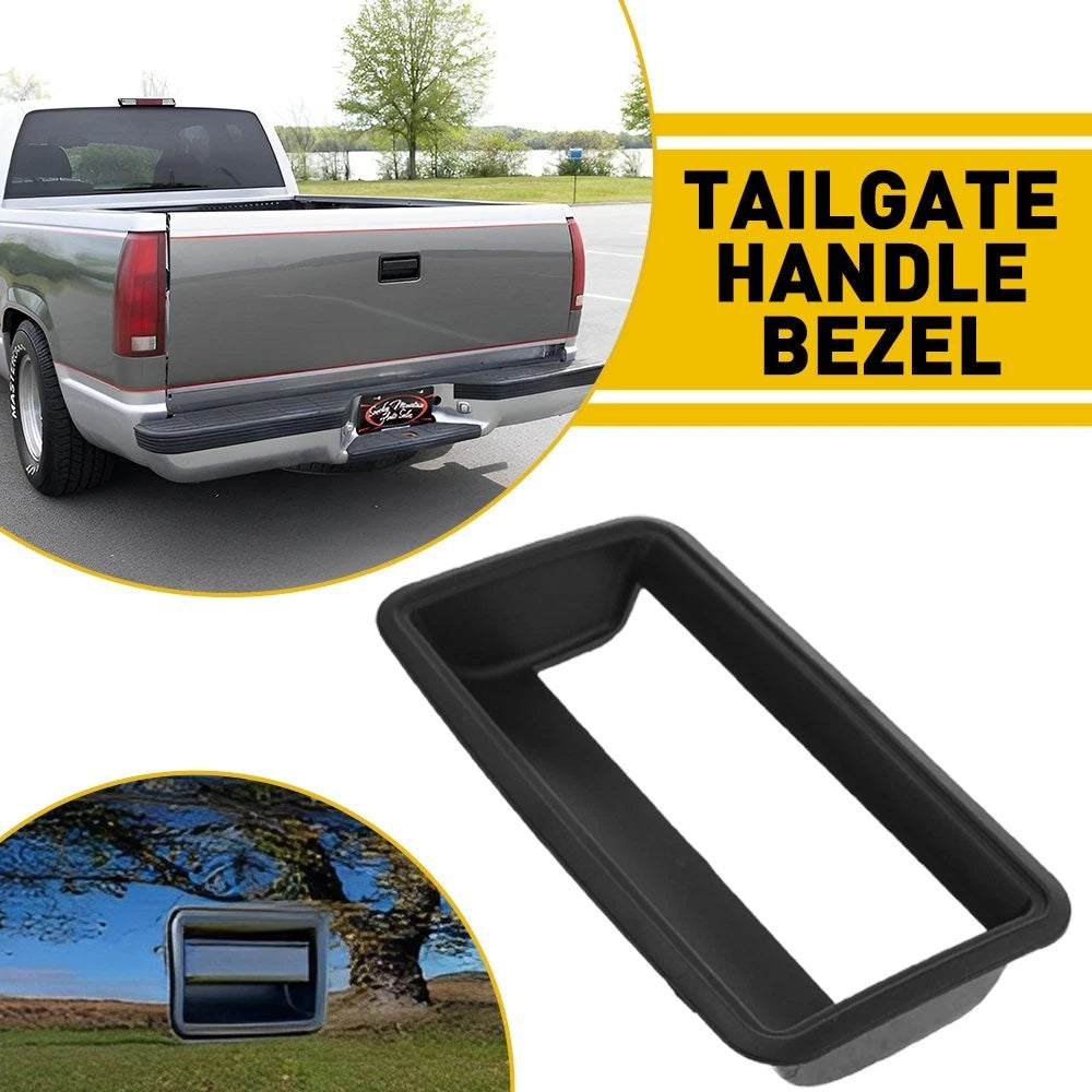 Tailgate Handle Bezel Trim for GMC Chevy Chevrolet (1988–2000) Black V