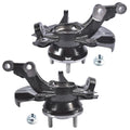 2X Steering Knuckle Assembly for Dodge Attitude, Hyundai Accent (YYYY–YYYY)