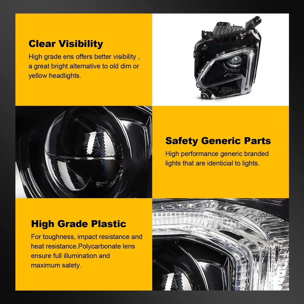 LED Headlights with Projector for Chevy Traverse (2022–2024)