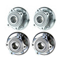 Moog Front & Rear Wheel Bearing and Hub Assembly Kit for Dodge Charger (2006–2010)