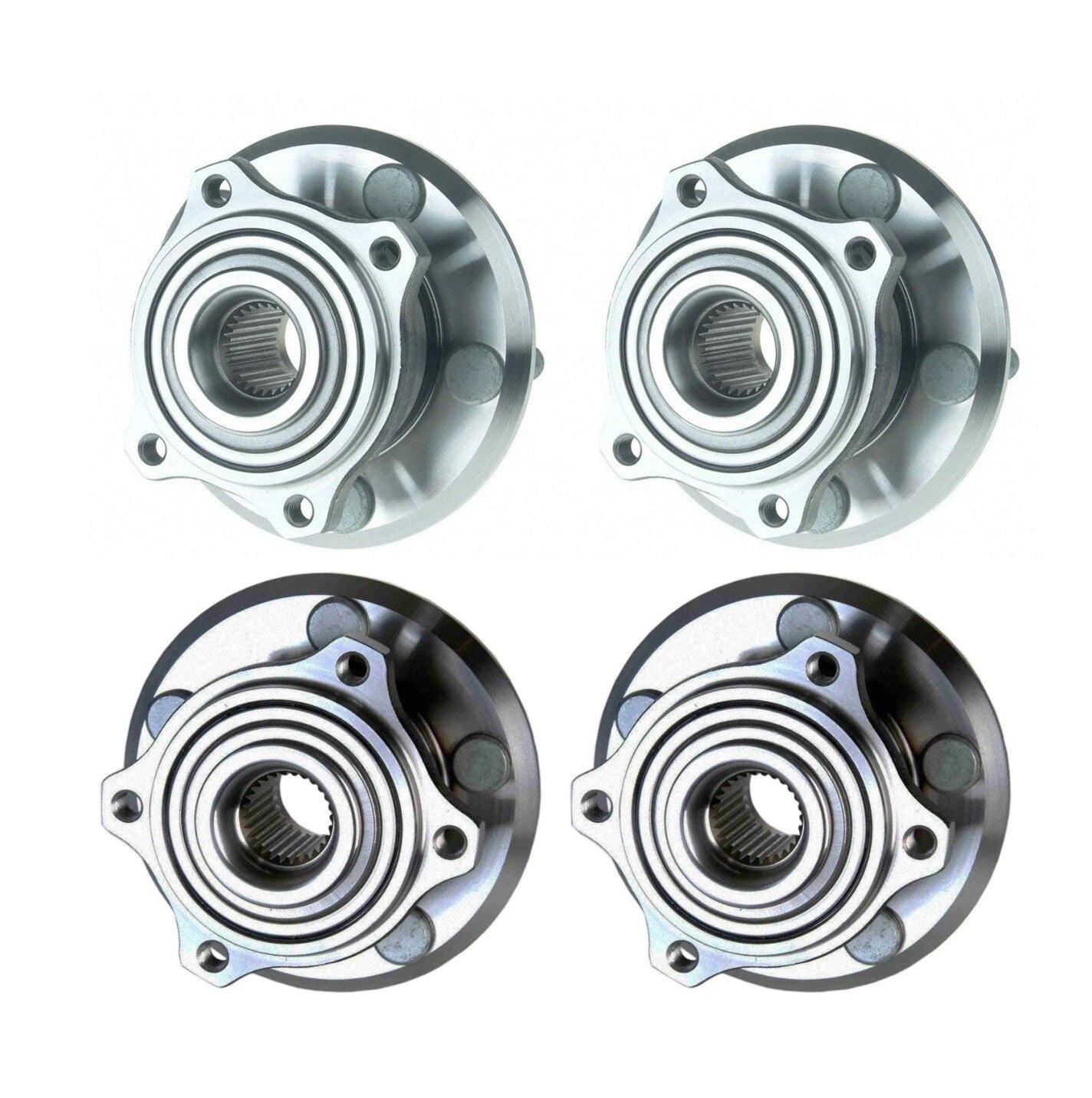 Moog Front & Rear Wheel Bearing and Hub Assembly Kit for Dodge Charger (2006–2010)