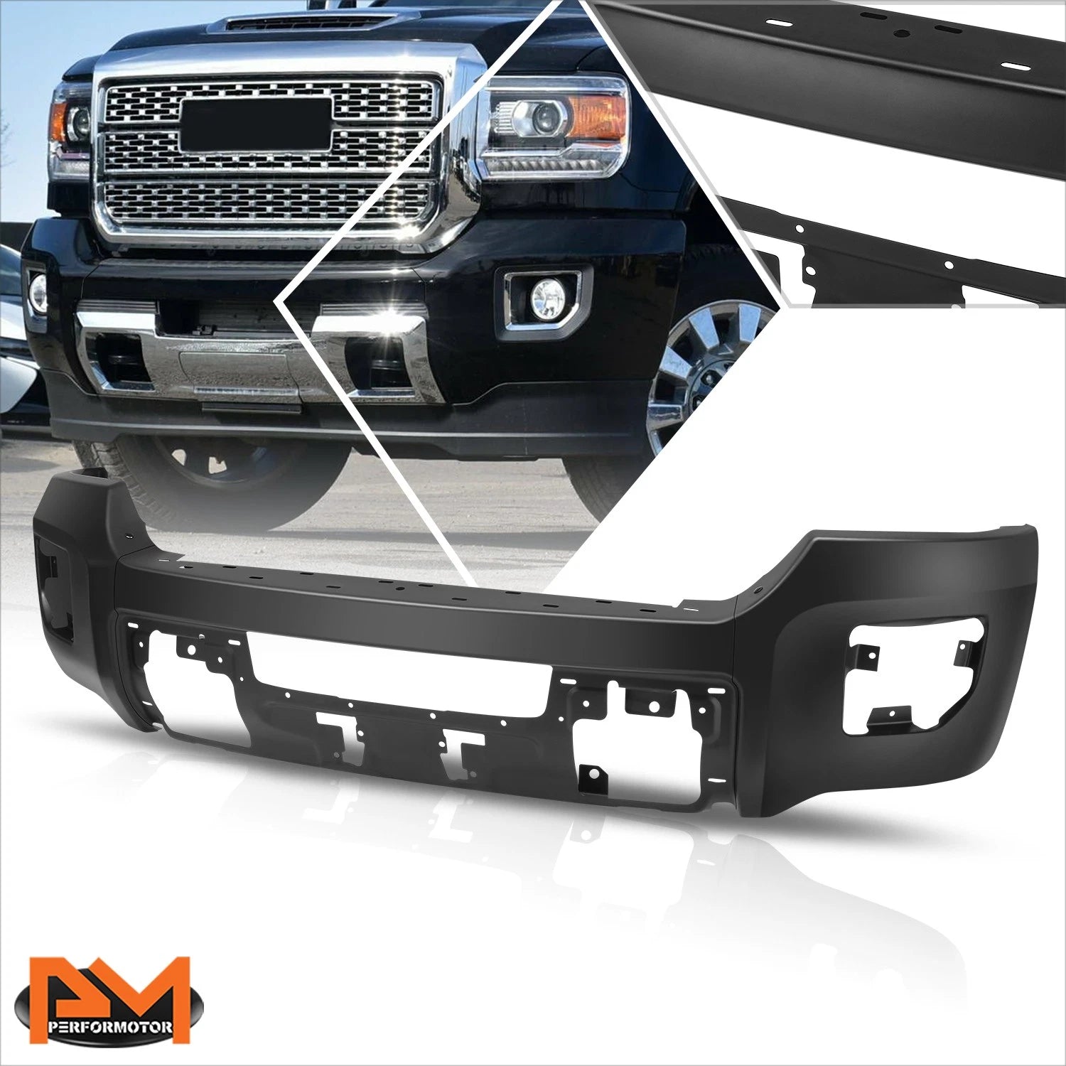 Front Bumper Face Bar for GMC Sierra 2500 3500 HD (2015–2019)
