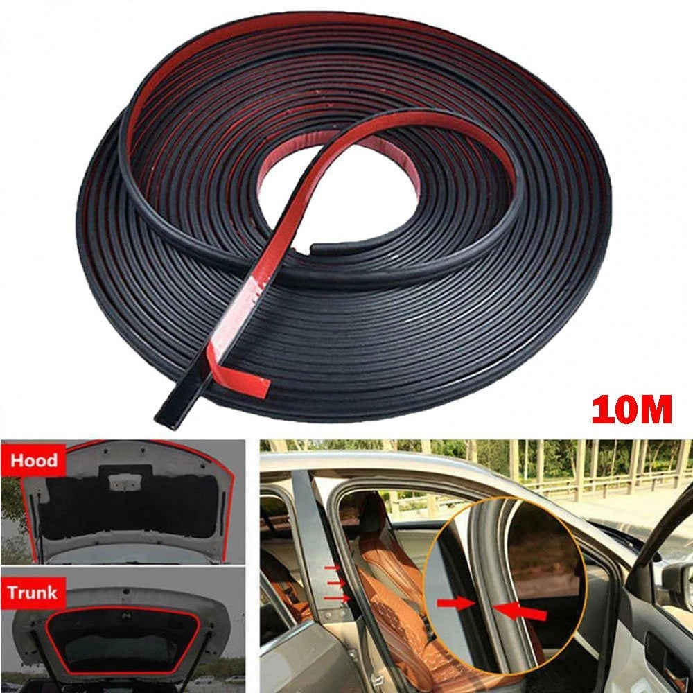 Rubber Weather Strip Edge Seal for Auto Car Door Trunk (10M)