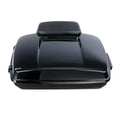 Black Razor Trunk Backrest Rack Plate for Harley Road Glide FLTRX (2014–2026)