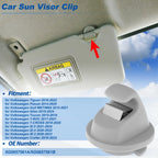 Sun Visor Clip for Volkswagen Tiguan (2016–2022) Gray 5G0857561A