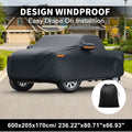 Waterproof Car Cover for Toyota Tundra (2014–2023) with Driver Door Zipper
