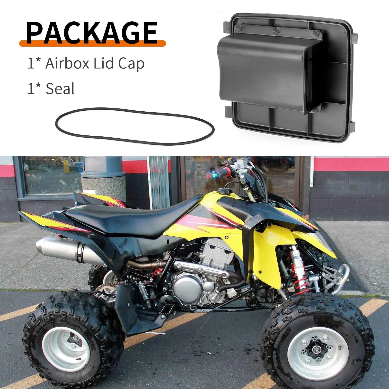 Air Box Lid Cover Cap & Seal for Arctic Cat 400 DVX (2004–2008)
