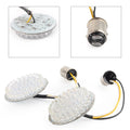 2" 1157 Rear LED Turn Signal Light Inserts for Harley Dyna Fat Boy