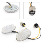 2" 1157 Rear LED Turn Signal Light Inserts for Harley Dyna Fat Boy
