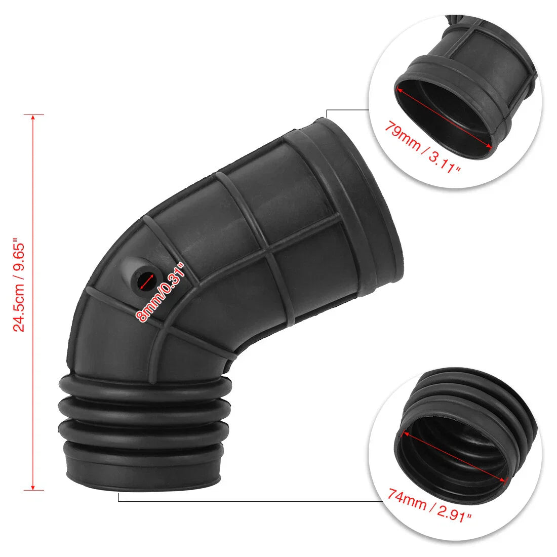 Air Intake Hose for BMW 323Ci 323i 325Ci 325i 325xi