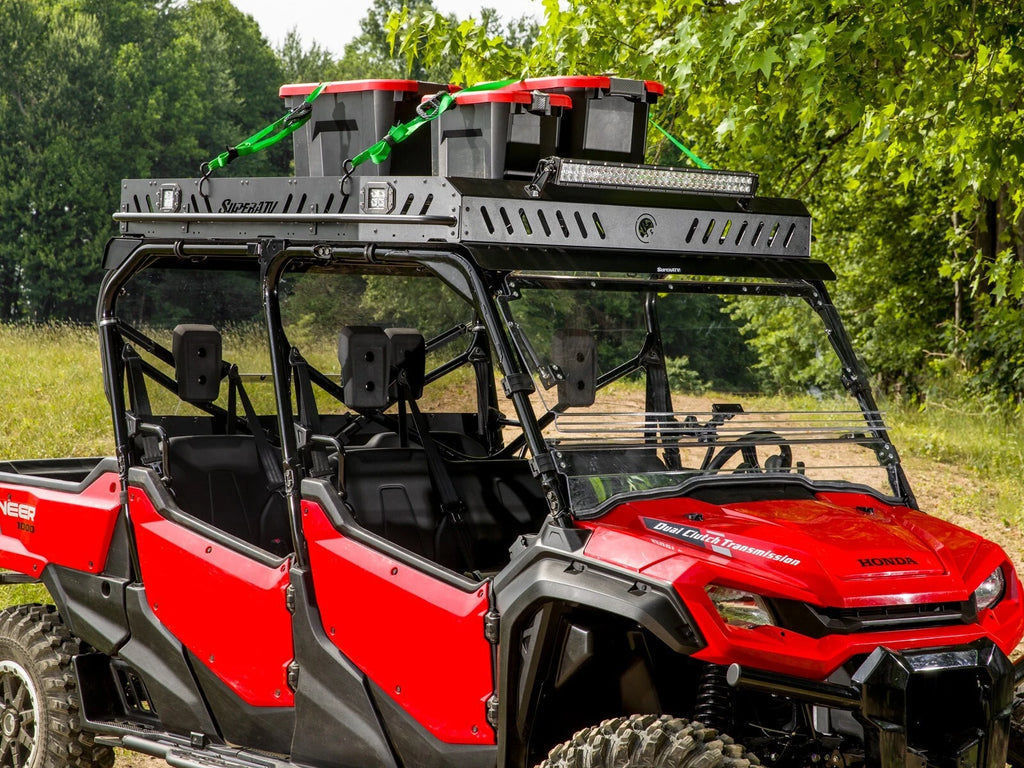 Roof Rack for Honda Pioneer 1000-6 (2016–2023) with Cube Light & Light Bar