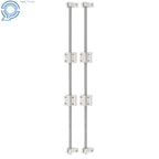 2X 10mm Linear Guide Rods with Bearings and Supports for CNC Machines