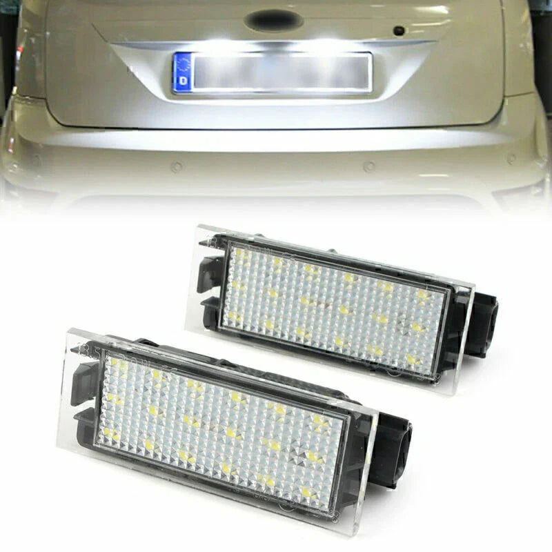 LED License Plate Lights for Renault Twingo Clio Megane (2007-2019)