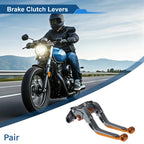 Adjustable Brake Clutch Levers for Honda X11 (1999–2002) Titanium Orange