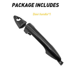 Exterior Door Handle for Hyundai Accent (2012–2016) Front Passenger RH Black