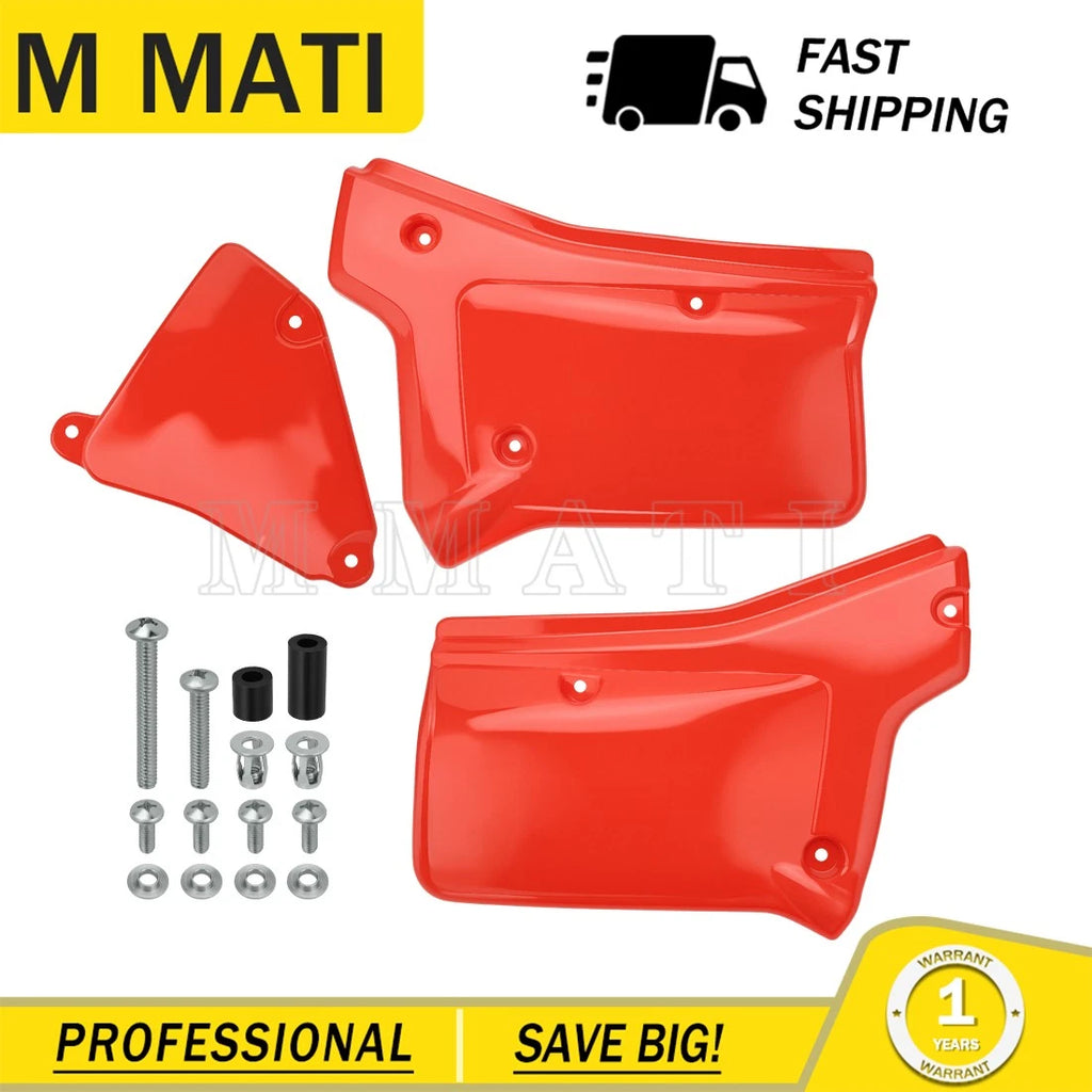 Set of 2 Side Panel Covers for Honda XR200R XR250R (1984–2002)
