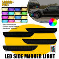 Set of 4 RGB LED Side Marker Lights for Mustang GT Boss 302 (2010–2014) AR3Z15A201A