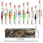 Set of 10 Assorted Balsa Fishing Floats for Sea Shore Applications