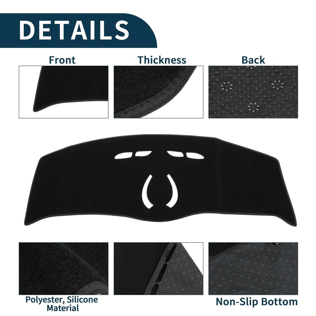 Dashboard Cover Mat for BMW Mini Cooper F55/F56 (2014–2024) Black