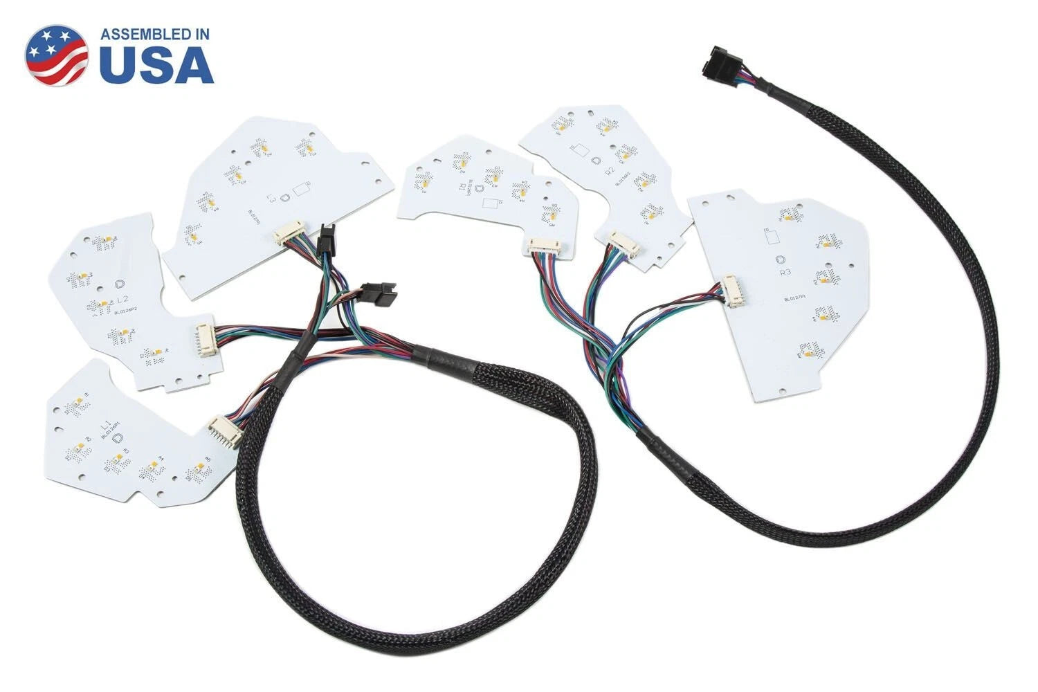 Multicolor DRL LED Boards RGBW for 2018–2023 Ford Mustang