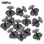100 Pcs Nylon Clips for Toyota (Fits 20mm x 9mm, 7mm Hole)