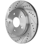 Disc Brake & Pad Kit for Dodge Ram 1500 (2007) Cross-drilled Slotted