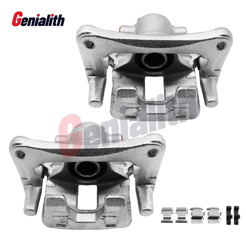 Rear Disc Brake Calipers w/ Bracket for Dodge Caliber Jeep Compass Patriot (2007–2017)