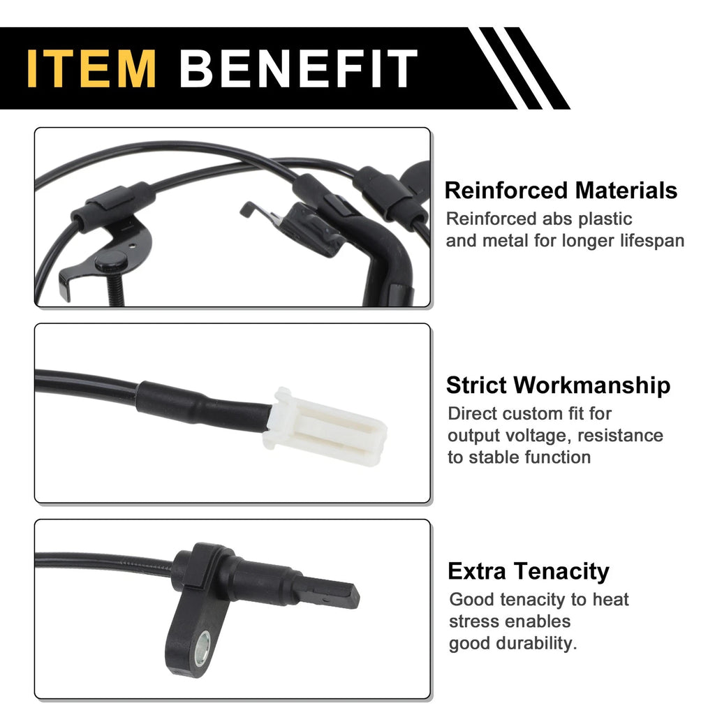 ABS Wheel Speed Sensor No. 895460R020 for Toyota Rav4 (2013–2019) Rear Left