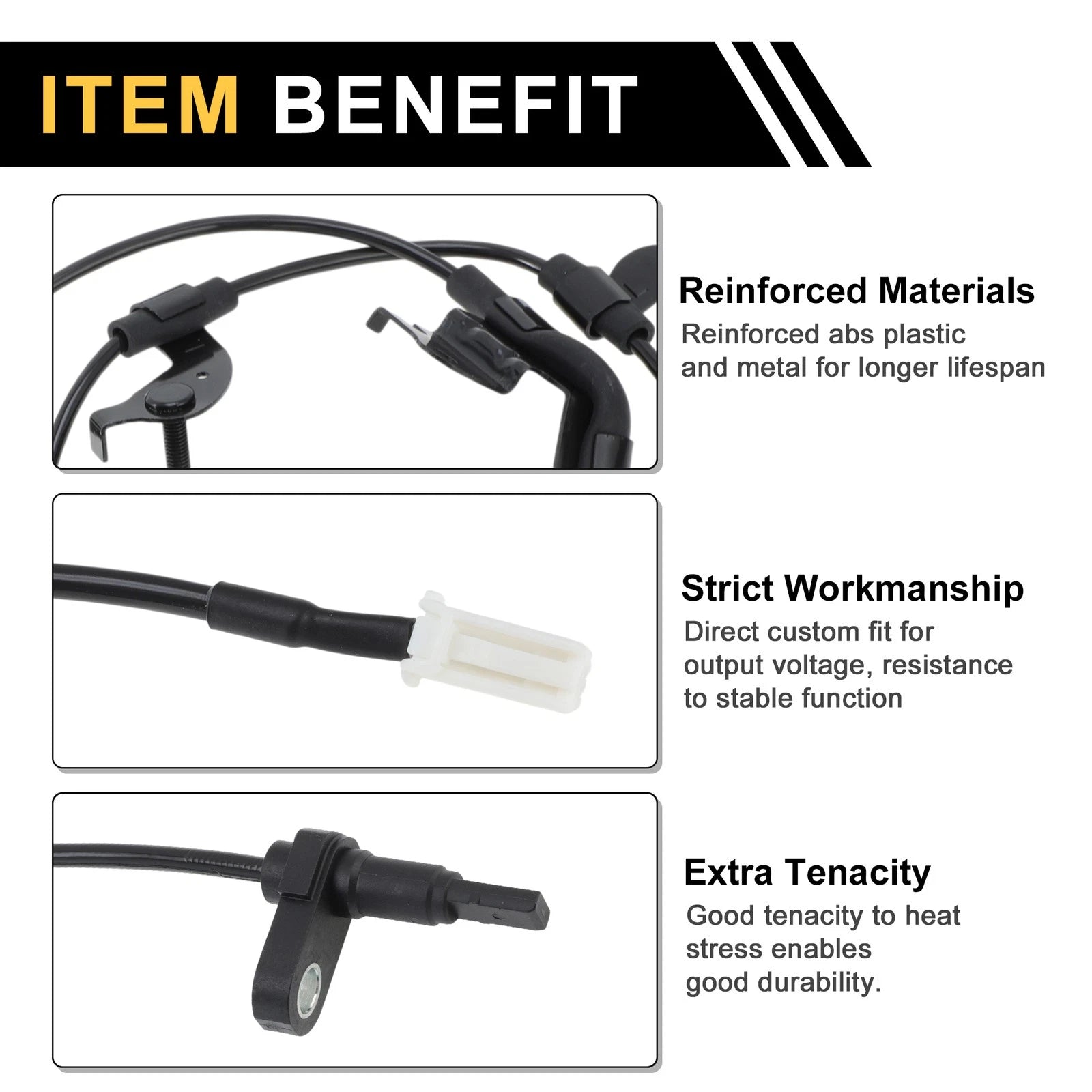 ABS Wheel Speed Sensor No. 895460R020 for Toyota Rav4 (2013–2019) Rear Left