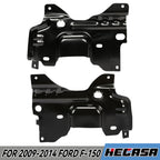 Set of 2 Front Bumper Mounting Plate Brackets for Ford F-150 (2009–2014)