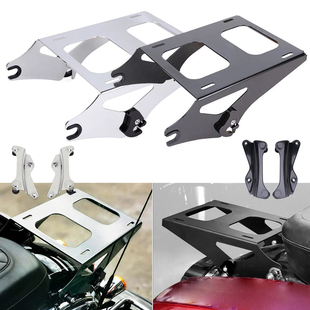 2X Up Mount Luggage Rack w/ Docking Kit for Harley Road Glide Special (2015–2024)