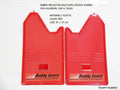 Amber Reflector Mud Flaps Splash Guards for Universal Car Truck