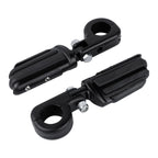 Matte Engine Guard Footpeg Male Mount Clamps for Harley Electra Glide