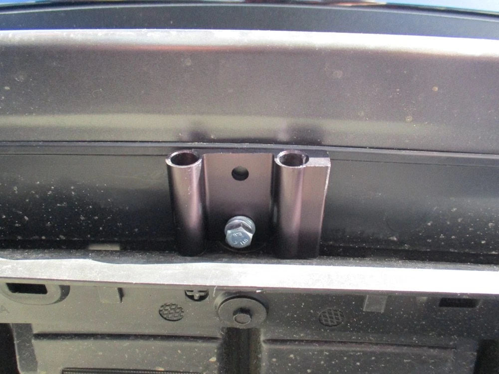 License Plate Bracket Removable Metal for Jaguar F-Type (2018–2023)