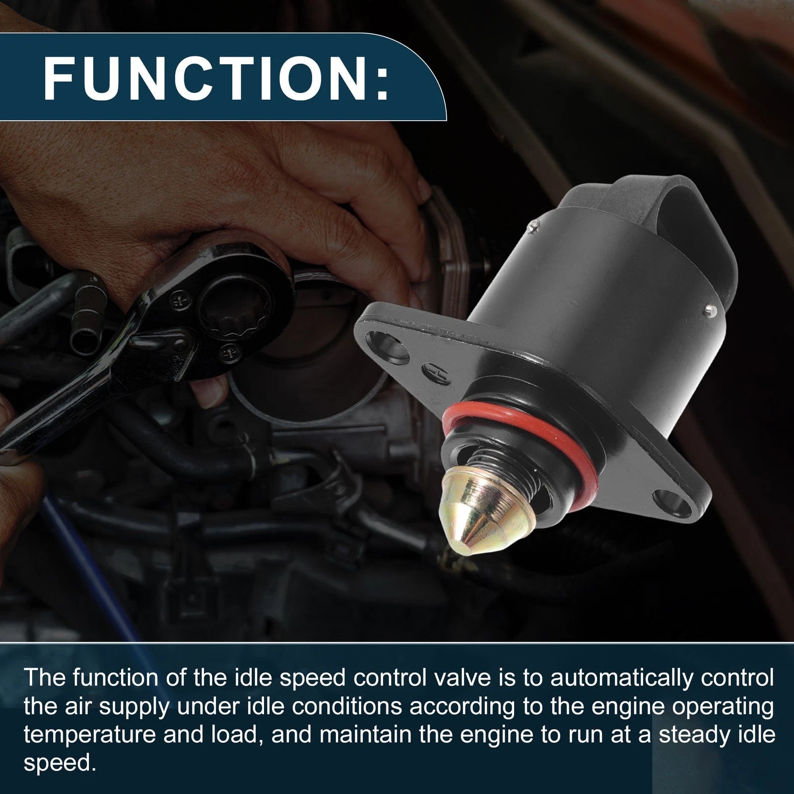Idle Air Control Valve for Buick Century (1994–1996) No. 17076320